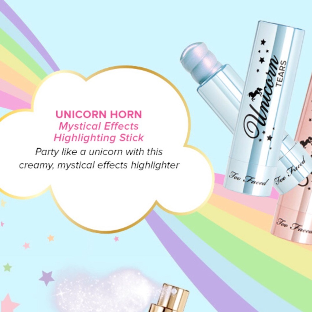 🦄NEW Too Faced UNICORN HORN HIGHLIGHTING STICK - Picture 5 of 7